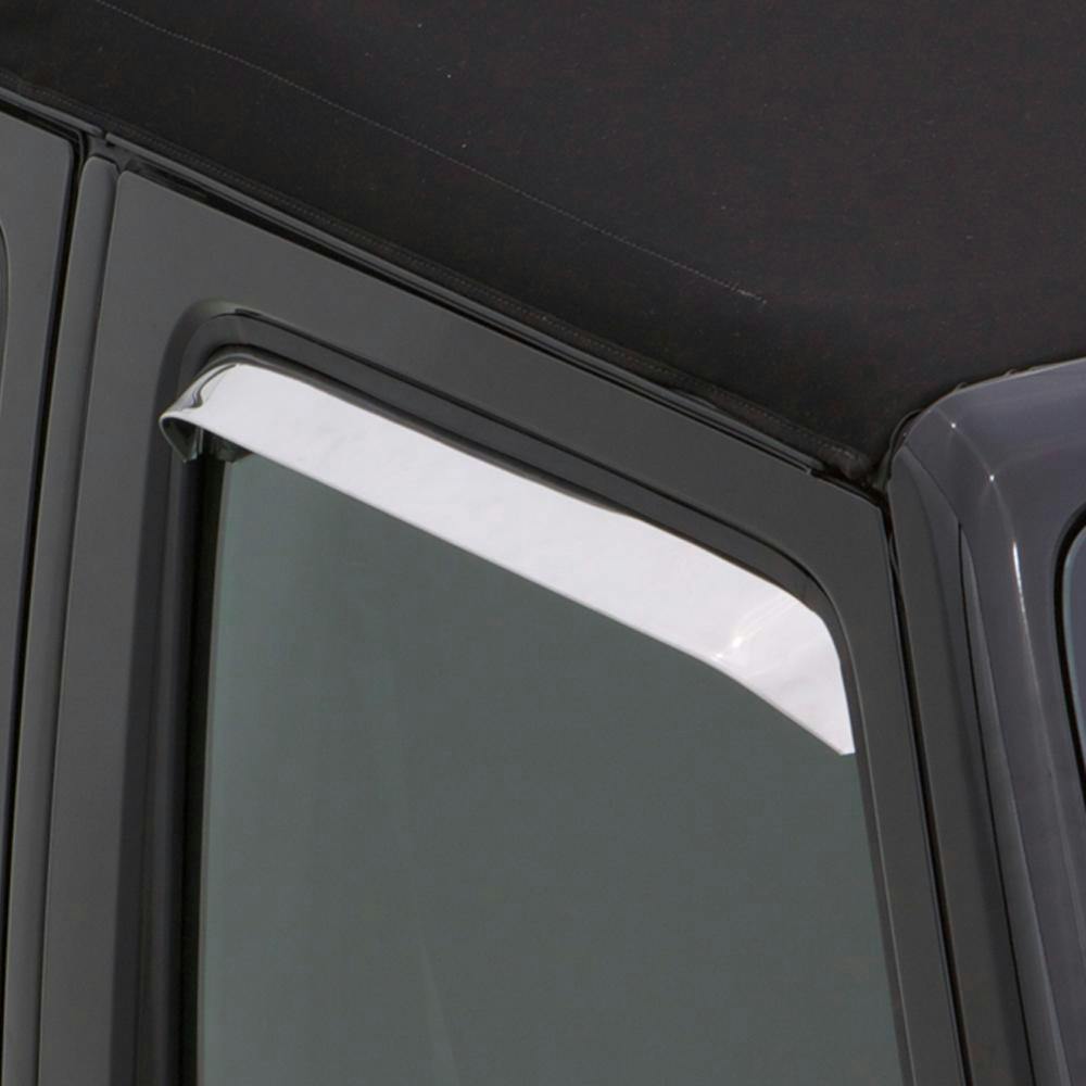 3500 Auto Ventshade AVS 12532 2 pc Stainless Deflector for Ram 1500 2500