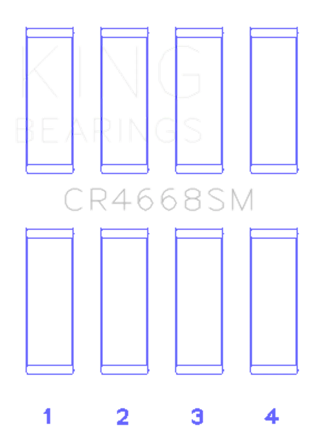 King Engine Bearings CR4668SM