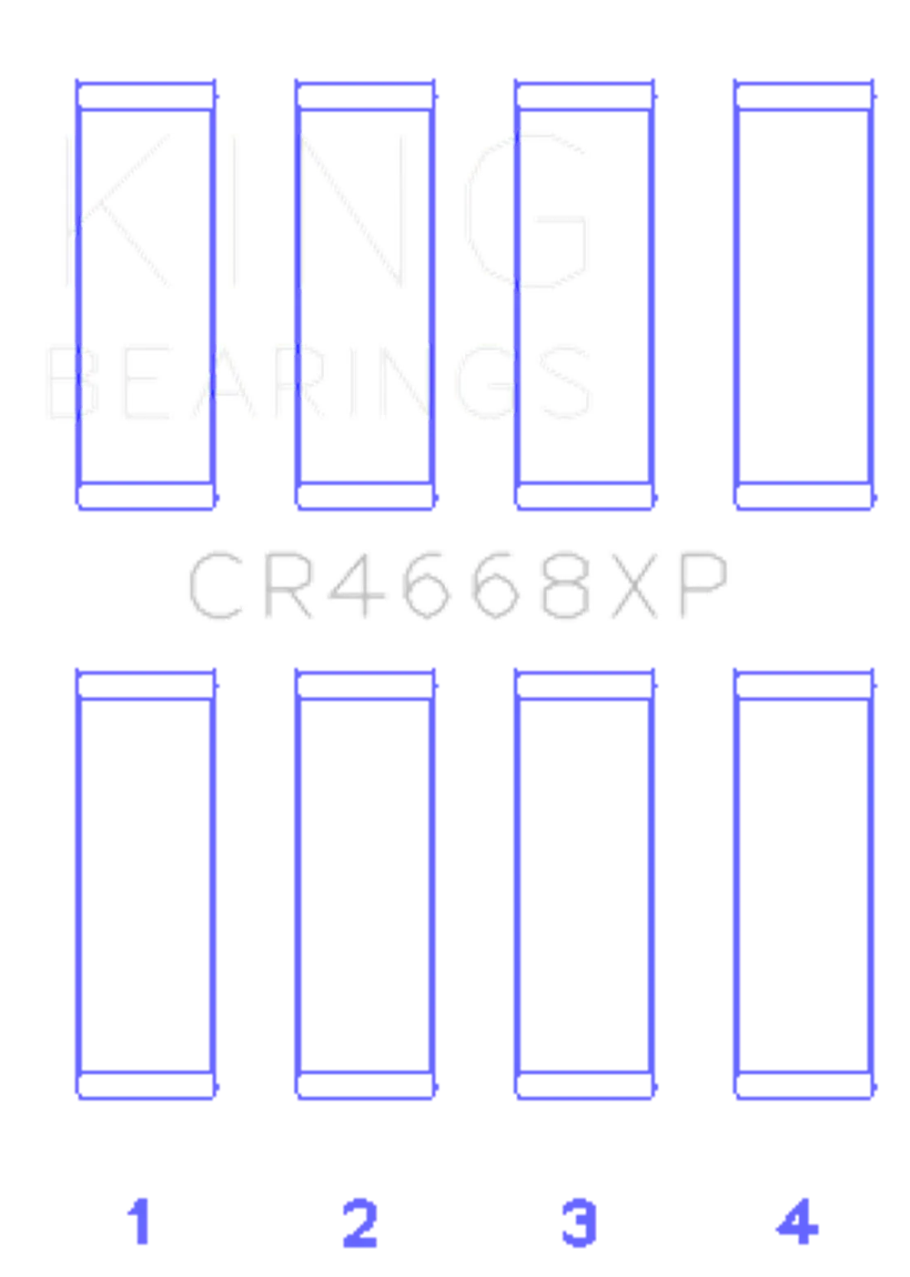 King Engine Bearings CR4668XP