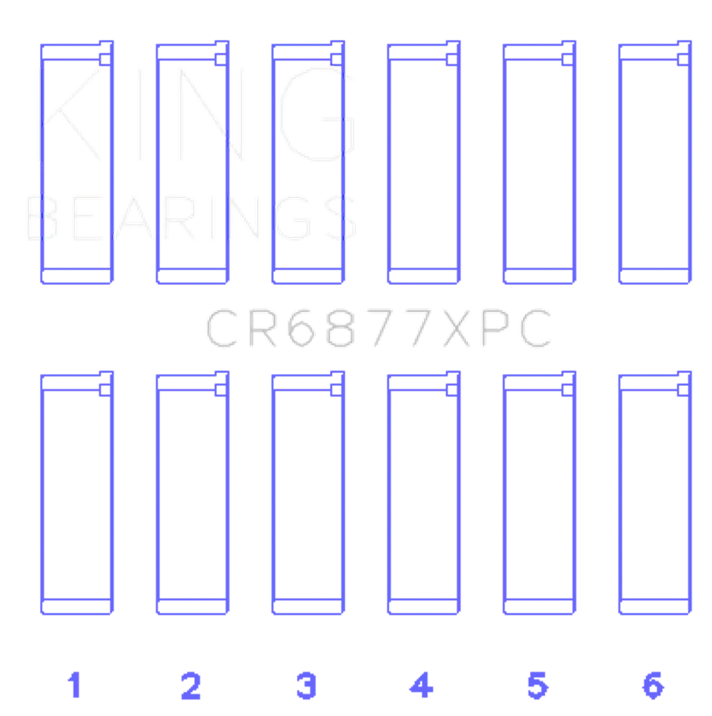 King Engine Bearings CR6877XPC STDX