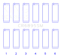 King Engine Bearings CR6895SM