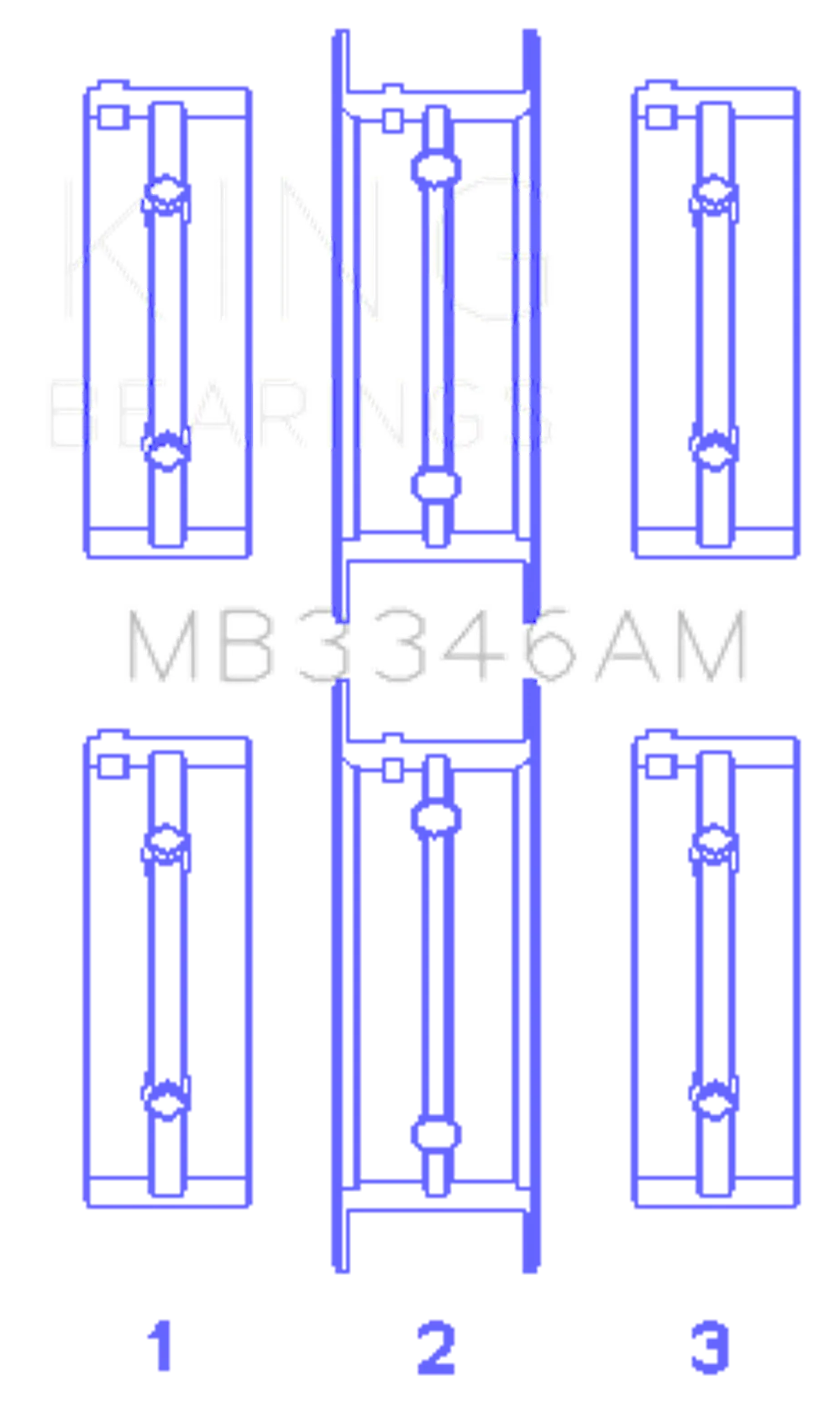 King Engine Bearings MB3346AM