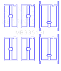 King Engine Bearings MB3351SI