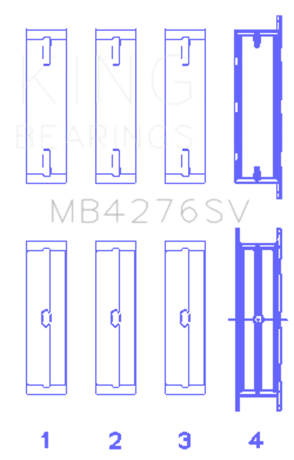 King Engine Bearings MB4276SV