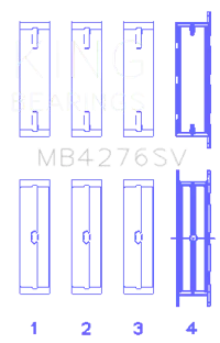 King Engine Bearings MB4276SV