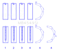 King Engine Bearings MB4549SI