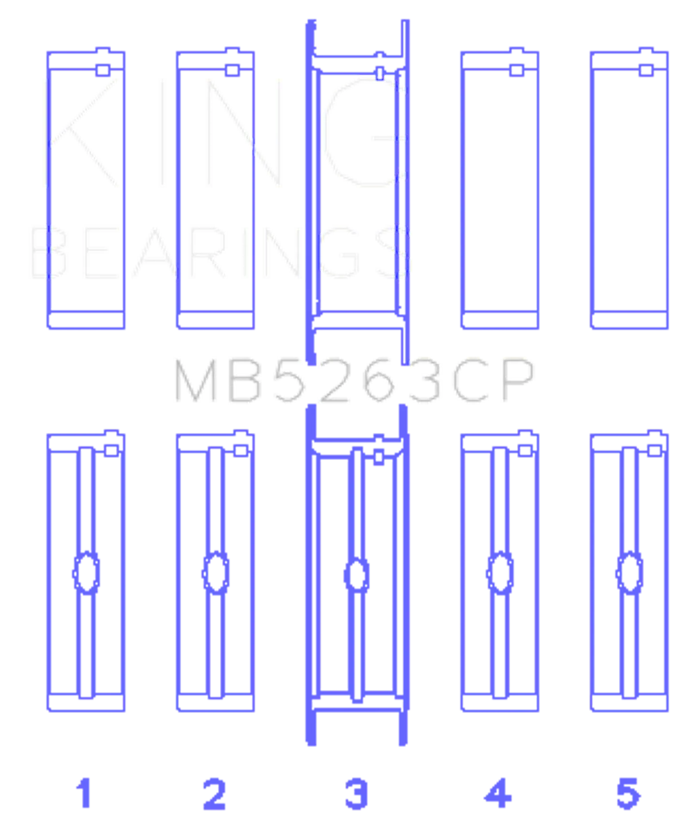 King Engine Bearings MB5263CP