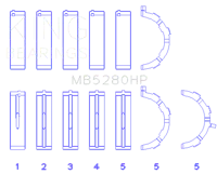 King Engine Bearings MB5280HP