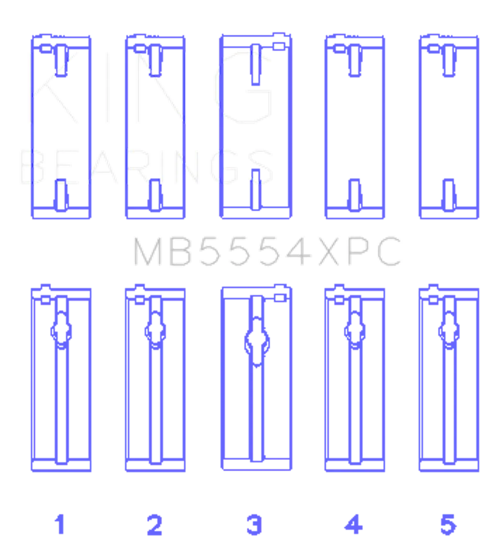 King Engine Bearings MB5554XPC