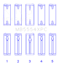 King Engine Bearings MB5554XPC