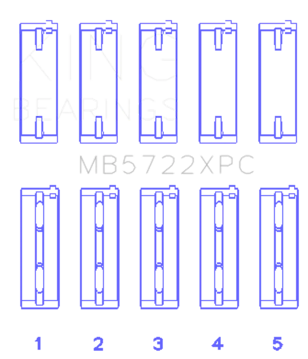 King Engine Bearings MB5722XPC