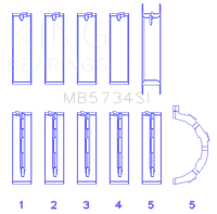 King Engine Bearings MB5734SI