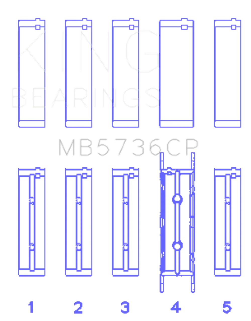 King Engine Bearings MB5736CP0.5