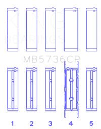 King Engine Bearings MB5736CP