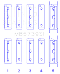 King Engine Bearings MB5739SI0.25