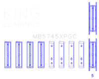 King Engine Bearings MB5745XPGC