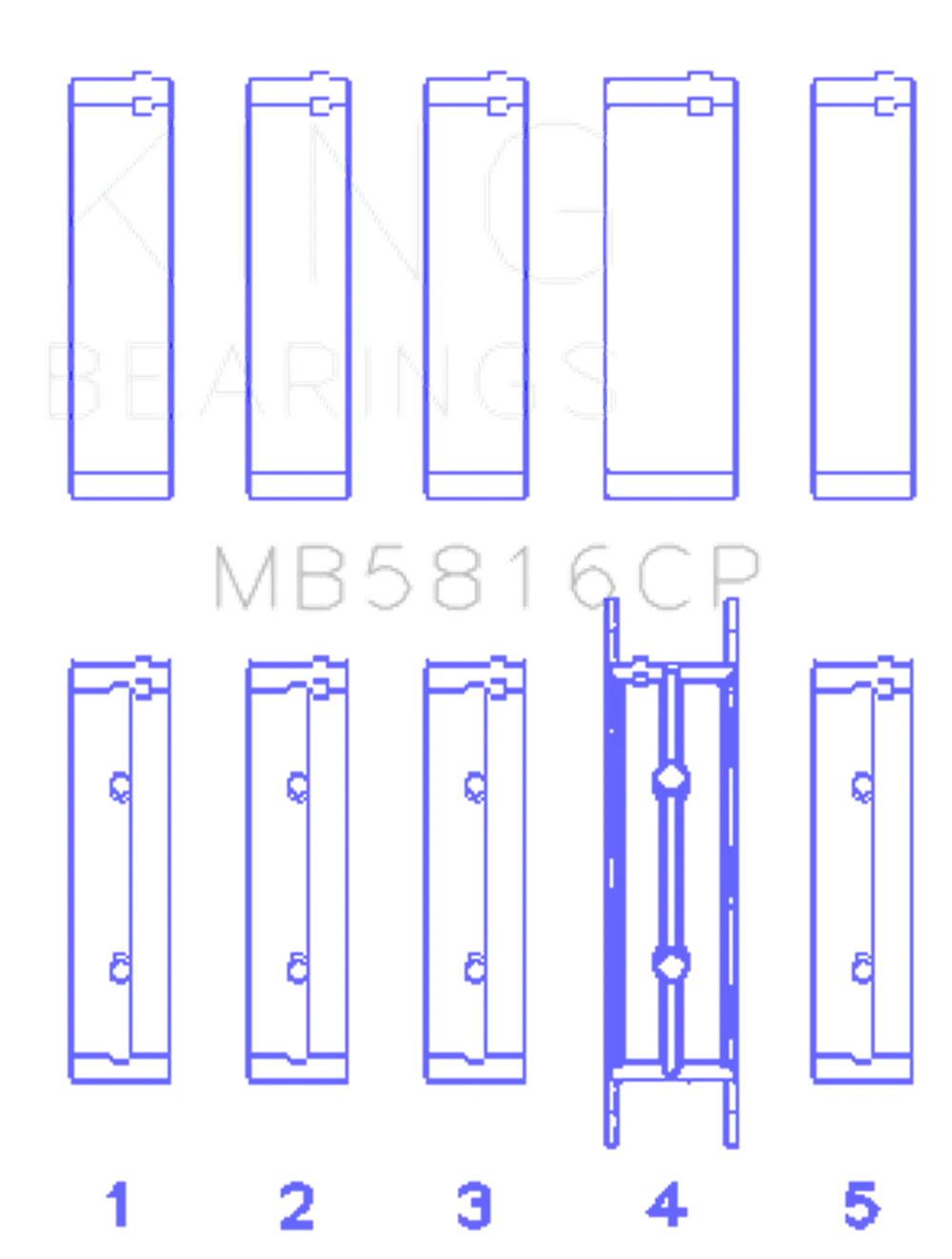 King Engine Bearings MB5816CP
