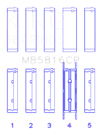 King Engine Bearings MB5816CP