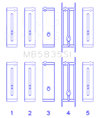 King Engine Bearings MB5835SI