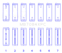 King Engine Bearings MB7084XPC