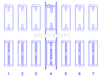 King Engine Bearings MB7092XPC0.25