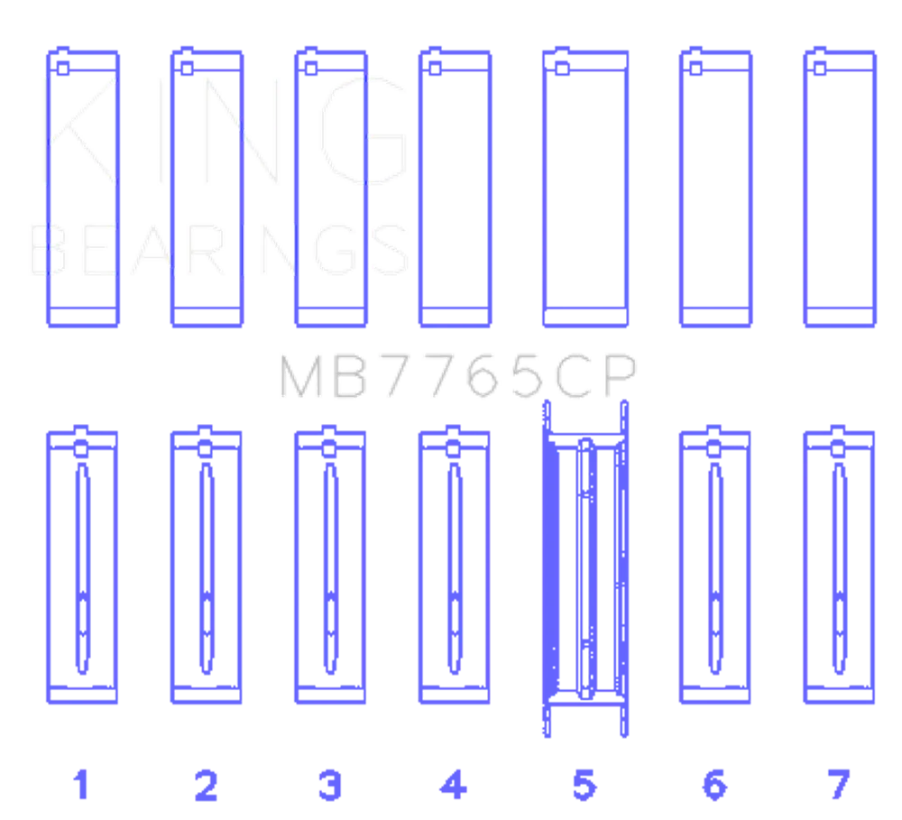 King Engine Bearings MB7765CP 010