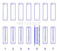 King Engine Bearings MB7765CP