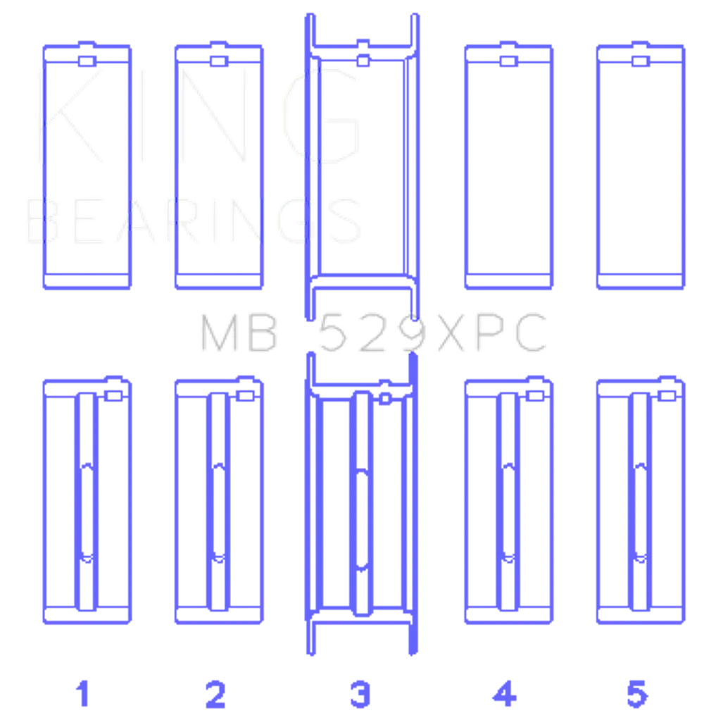 King Engine Bearings MB 529XPC