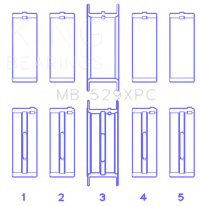 King Engine Bearings MB 529XPC