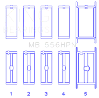 King Engine Bearings MB 556HPN