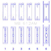 King Engine Bearings MB 612AM