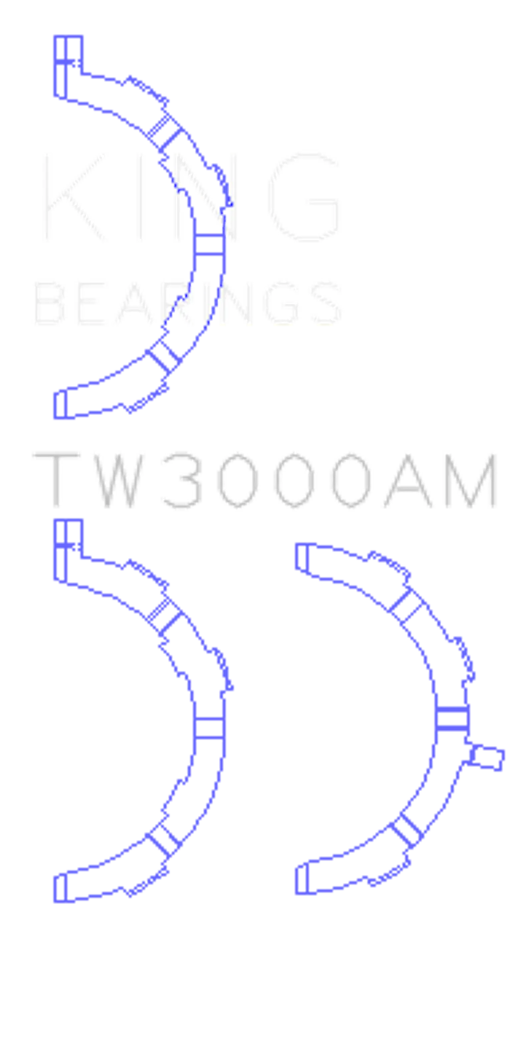 King Engine Bearings TW3000AM