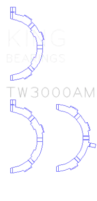 King Engine Bearings TW3000AM