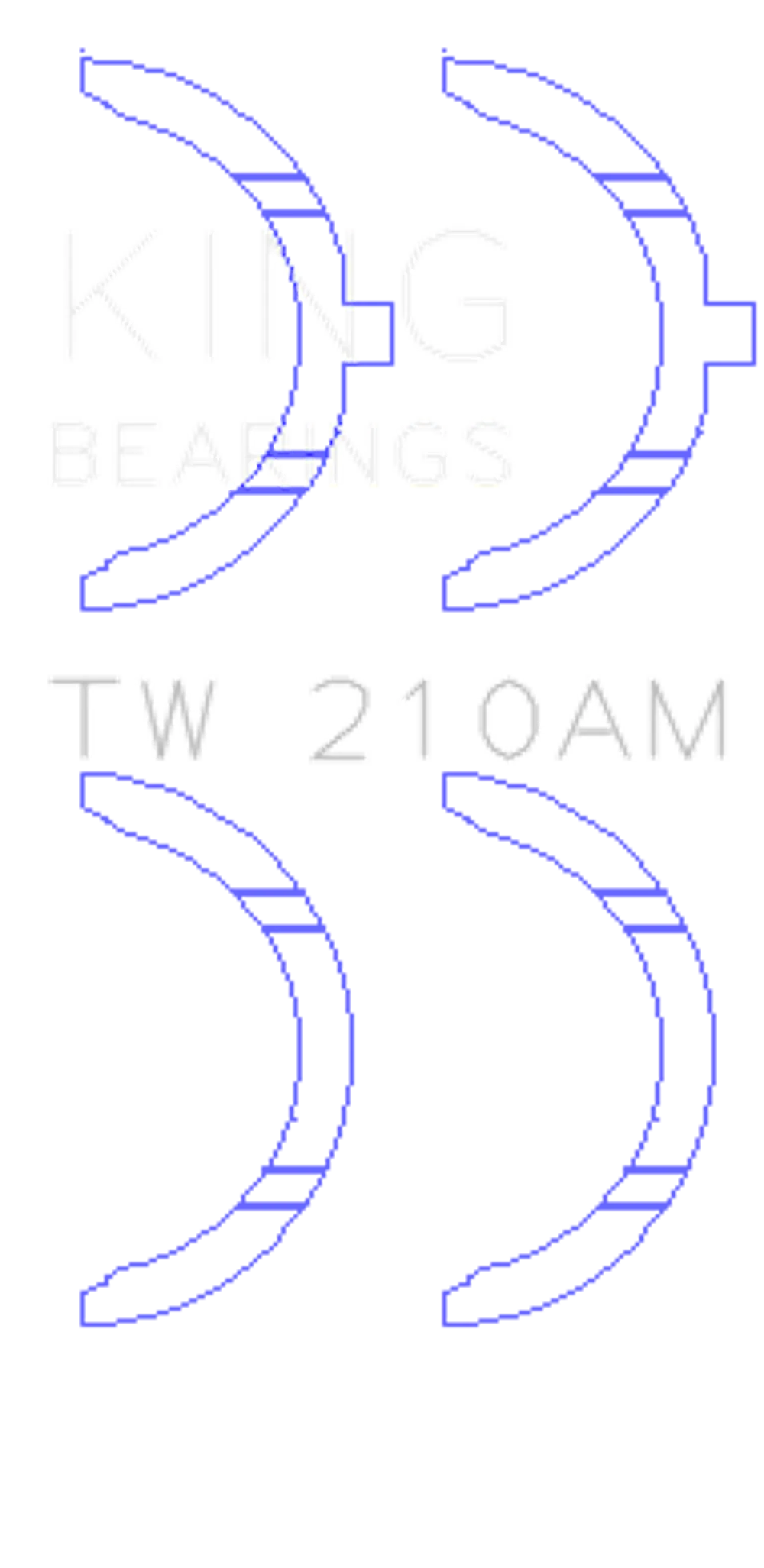 King Engine Bearings TW 210AM