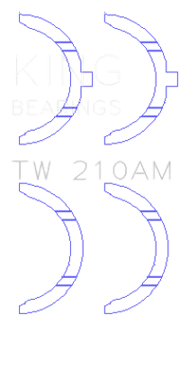 King Engine Bearings TW 210AM