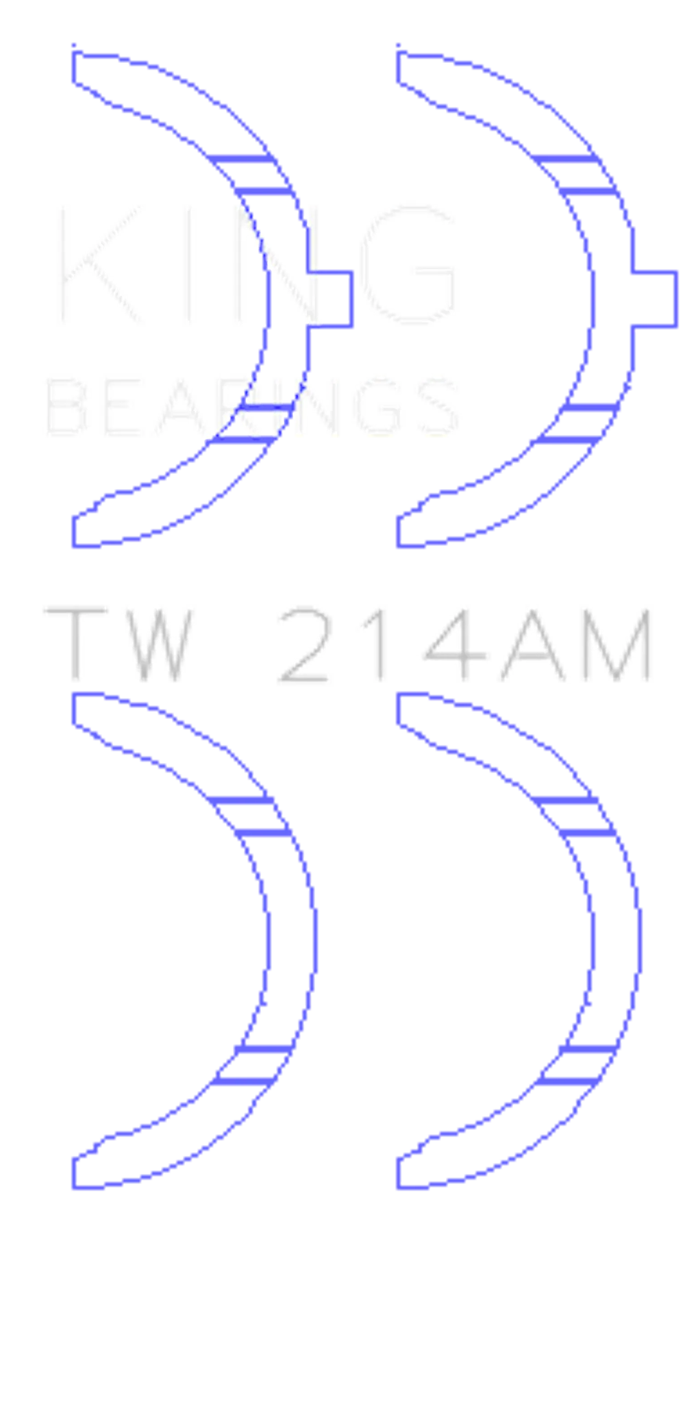 King Engine Bearings TW 214AM