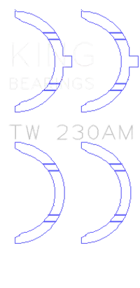 King Engine Bearings TW 230AM