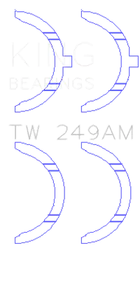 King Engine Bearings TW 249AM