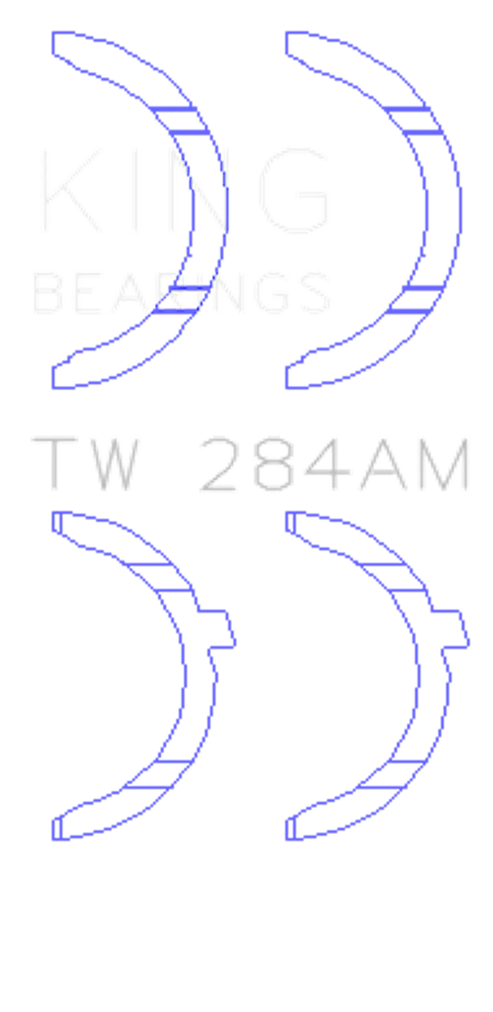 King Engine Bearings TW 284AM