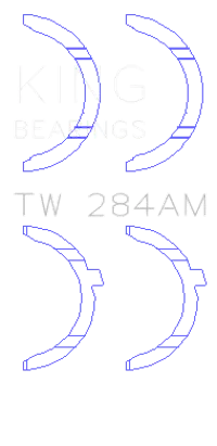 King Engine Bearings TW 284AM