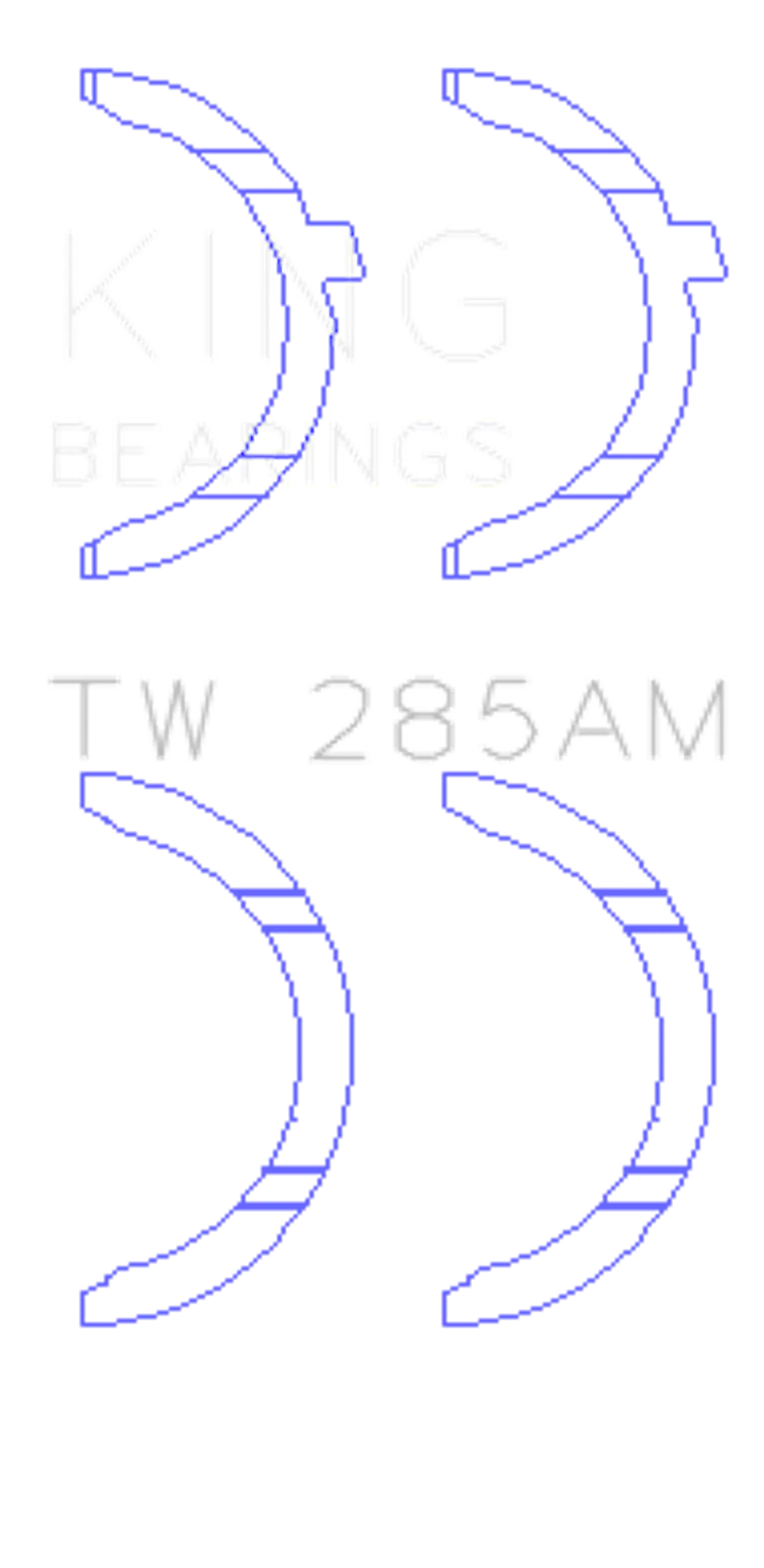 King Engine Bearings TW 285AM