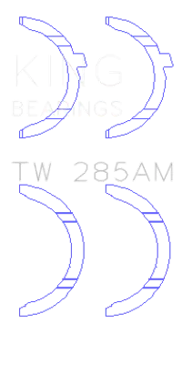 King Engine Bearings TW 285AM