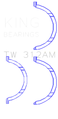 King Engine Bearings TW 312AM