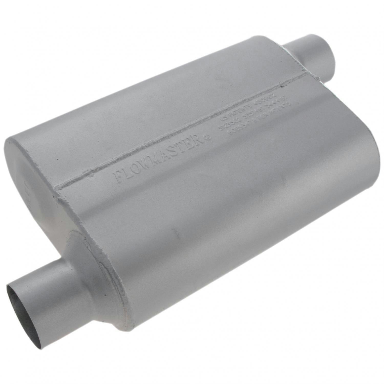 1 Chamber 2.5/" C//C 325108 Flowmaster 10 Series Delta Force Race Muffler