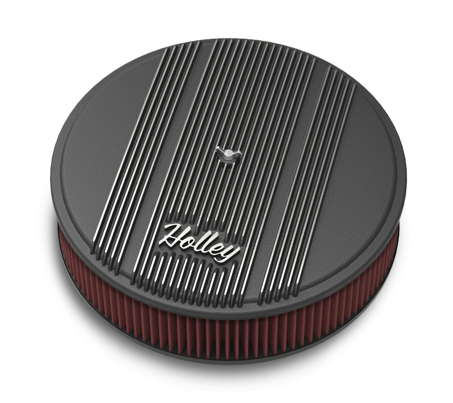 Holley 120-146 Air Filter Assembly Chrome Air Cleaner Assembly 14/"