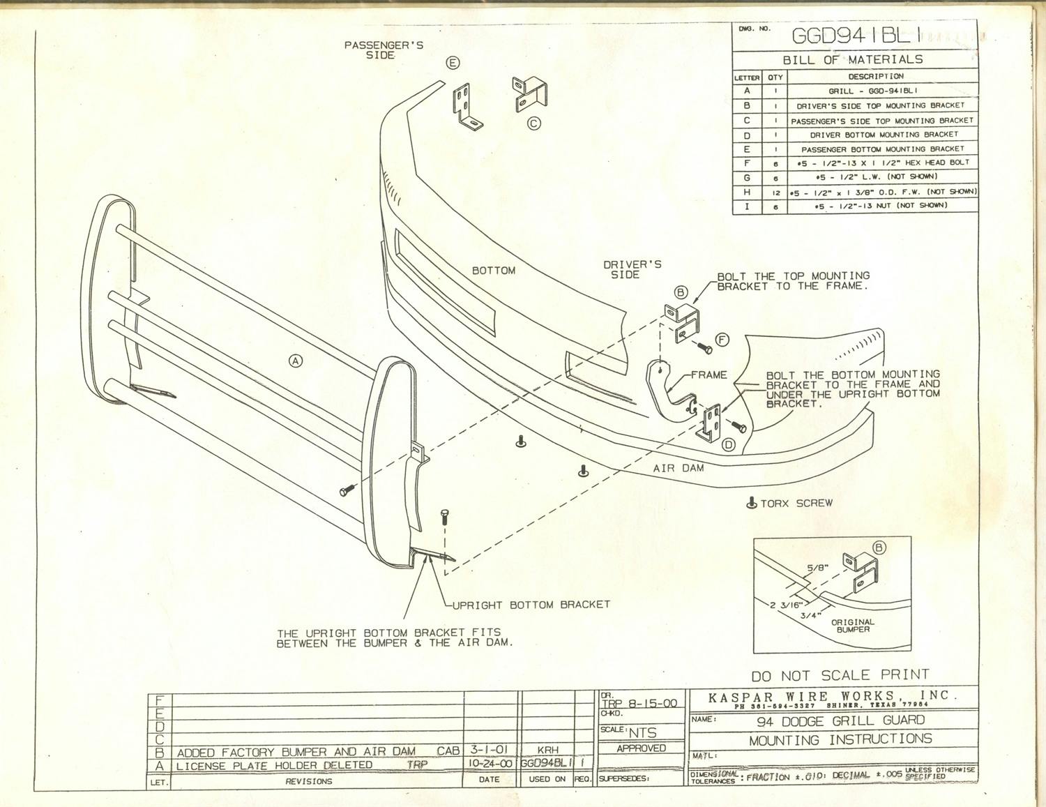 Ranch Hand GGD941BL1 Legend Series Grille Guard