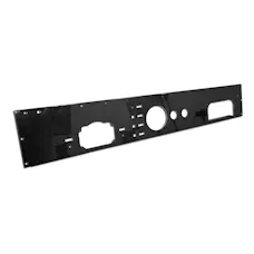 Rugged Ridge 13320.11 Dash Panel; Pre-Cut Holes; Black; 76-86 Jeep CJ Models