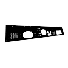 Rugged Ridge 13320.12 Dash Panel; Pre-Cut Holes; Black; 76-86 Jeep CJ Models