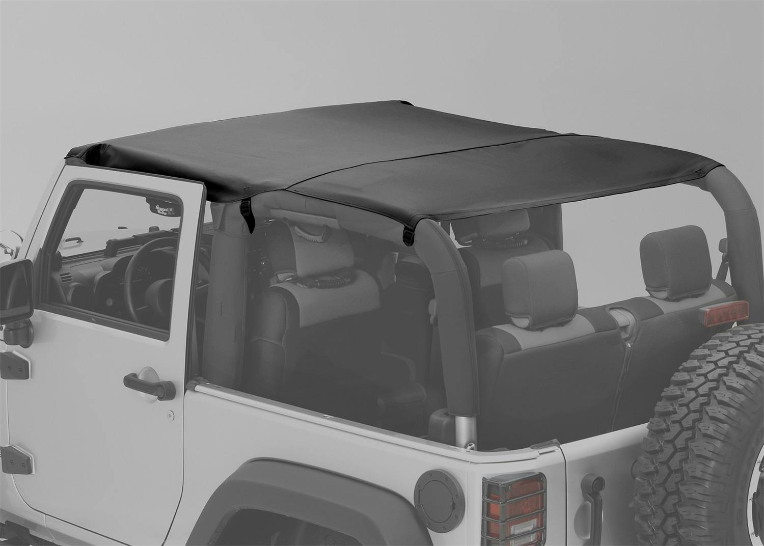 Rugged Ridge 13581.15 Denim Black Header Island Topper
