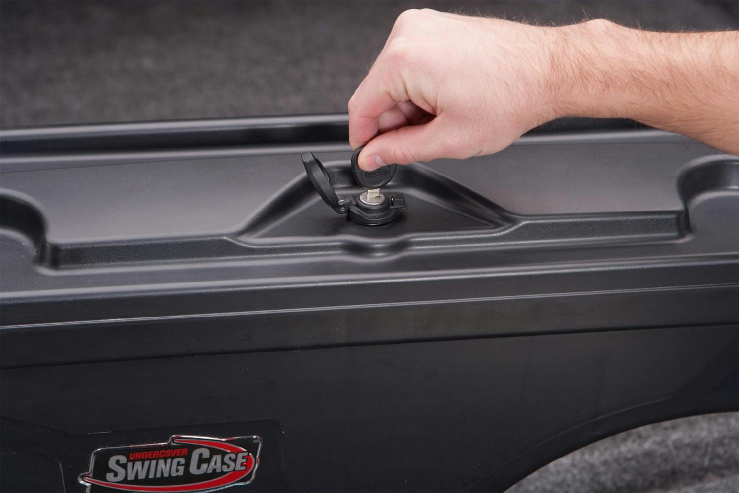 Undercover SC205P SwingCase Truck Bed Tool Box for 2017 Ford F-350 SD Right Side